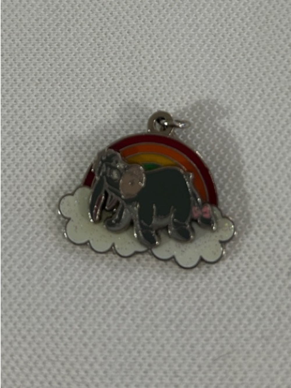 Disney Eeyore Rainbow Cloud Bracelet Charm add a link/charm